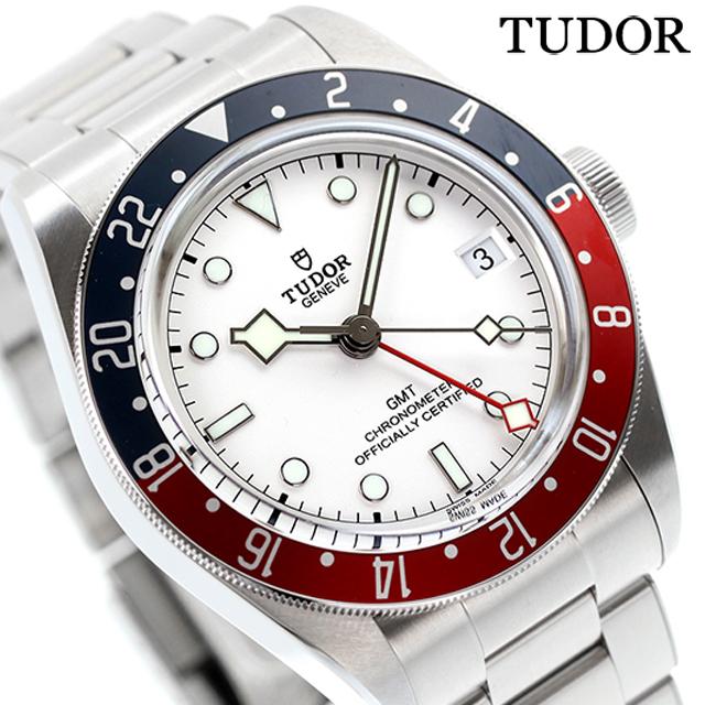 チューダー チュードル ブラックベイ 自動巻き 腕時計 ブランド メンズ 79830RB-0010 アナログ ホワイト 白 スイス製｜nanaple