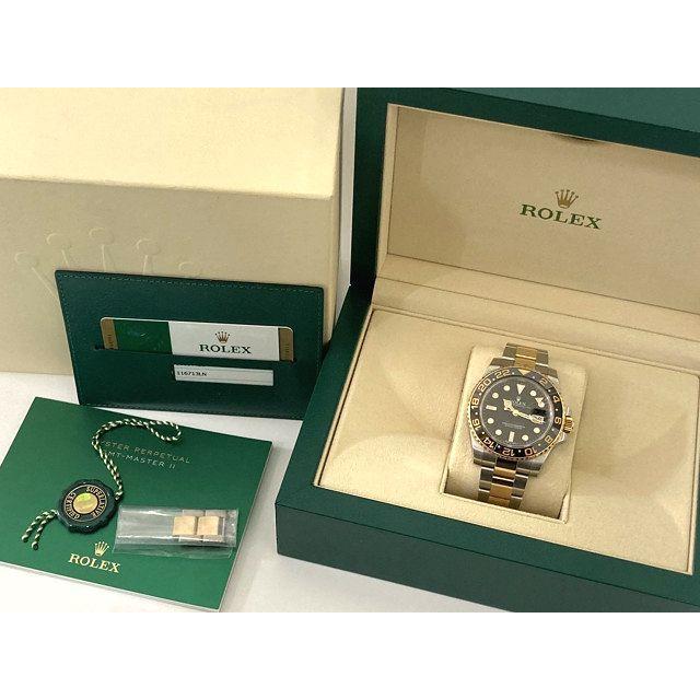 ☆ROLEX　ロレックス　GMTマスターII　116713LN　SS/YG　コンビ　美品　K20179｜memory-gold｜09